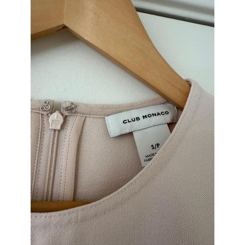 Club Monaco Pink Puff Sleeve Blouse small - Picture 3 of 4